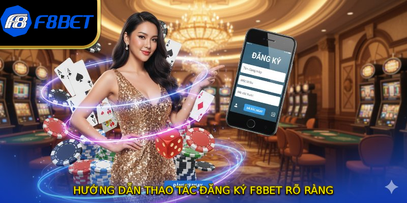 Hướng dẫn thao tác đăng ký F8BET rõ ràng